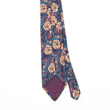 Back Back Detail of Vintage 1990's Floral Patterned Tie