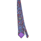 Back Back of Vintage 1990's Swirls Abstract Patterned Tie