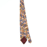 Back Back of Vintage 1990's Floral Patterned Tie