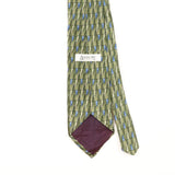 Back Detail of Vintage 1990's Geometric Patterned Tie