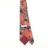 Back Back of Vintage 1980's Jacques Fath Abstract Patterned Tie