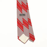Back Back Detail of Vintage 1980's Sears Striped Patterned Tie