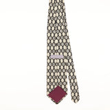 Back of Vintage 1990's Geoffrey Beene Geometric Patterned Tie