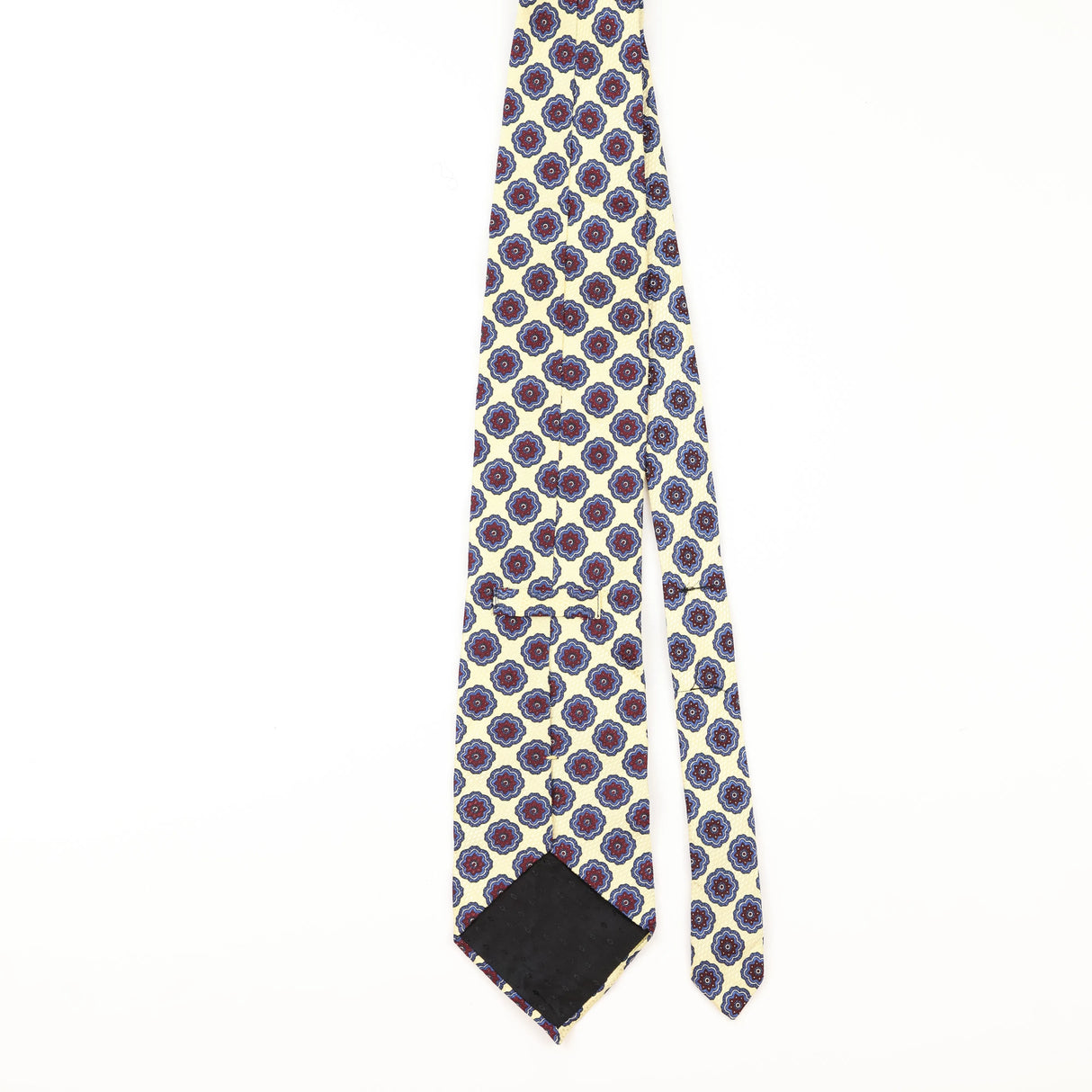 Back of Vintage Valentino Floral Patterned Tie