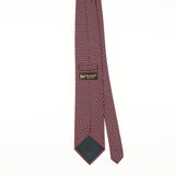 Back of Vintage 1990's Gino Rossini Geometric Patterned Tie