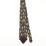 Back of Vintage Geometric Patterned Tie