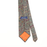 Back Detail of Vintage 1990's Paisley Patterned Tie