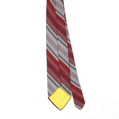 Back of Vintage 1980's Striped Patterned Tie