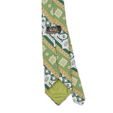 Back Back Detail of Vintage 1980's Wembley Geometric Patterned Tie