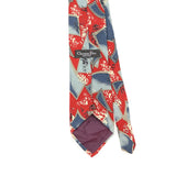 Back Back Detail of Vintage 1990's Christian Dior Abstract Patterned Tie