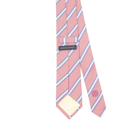 Back Detail of Vintage Gieves & Hawkes Striped Patterned Tie