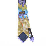 Back Back Detail of Vintage San Francisco Cartoon Patterned Tie
