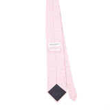 Back Back of Vintage 1990's Pierre Balmain Floral Patterned Tie