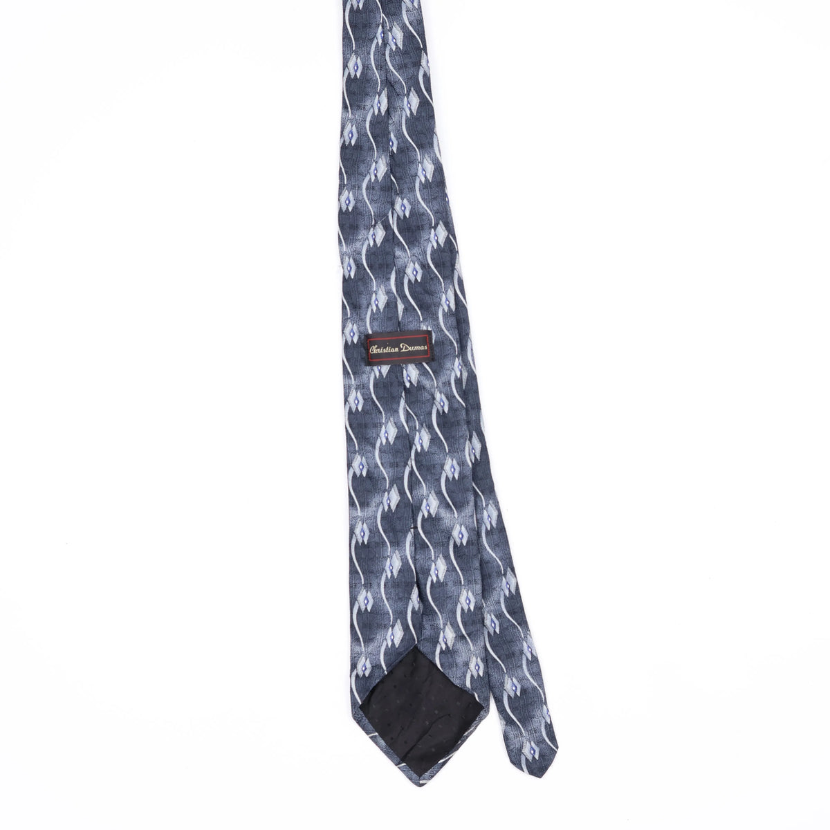 Back Back of Vintage 1990's Geometric Patterned Tie