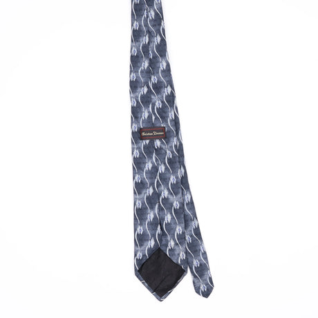 Back Back of Vintage 1990's Geometric Patterned Tie