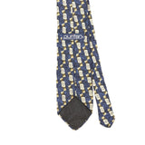 Back Back Detail of Vintage 1990's Puritan Geometric Patterned Tie