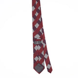 Back Back of Vintage Bruno Piattelli Check Patterned Tie