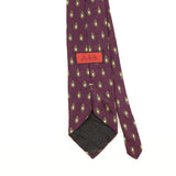 Back Detail of Vintage Bill Blass Geometric Patterned Tie