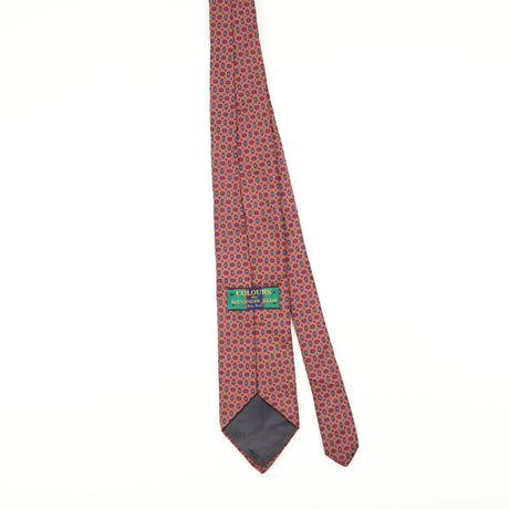 Back of Vintage 1990's Alexander Julian Geometric Patterned Tie