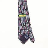 Back Back Detail of Vintage 1990's Jerry Garcia Landscape Abstract Patterned Tie