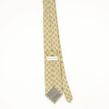 Back Back of Vintage Harvé Benard Geometric Patterned Tie
