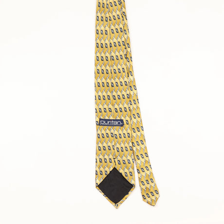 Back of Vintage Puritan Geometric Patterned Tie