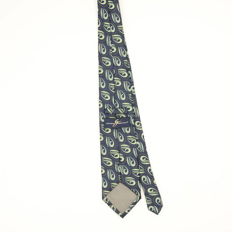 Back Back of Vintage Giorgio Brutini Abstract Patterned Tie