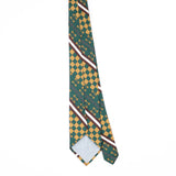 Back Back of Vintage 1980's Geometric Patterned Tie