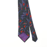 Back Detail of Vintage 1990's Turnbull & Asser Paisley Patterned Tie