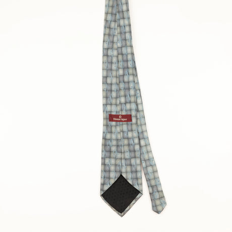 Back of Vintage Etienne Aigner Geometric Patterned Tie