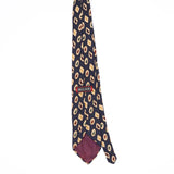 Back Back of Vintage 1990's Paisley Patterned Tie