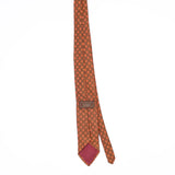 Back Back of Vintage Foulard Paisley Patterned Tie