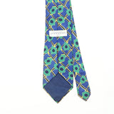 Back Back Detail of Vintage 1990's Givenchy Flowers Floral Patterned Tie
