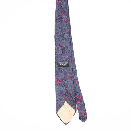Back Back of Vintage 1990's Floral Patterned Tie