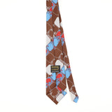 Back of Vintage 1980's Tootal Geometric Patterned Tie