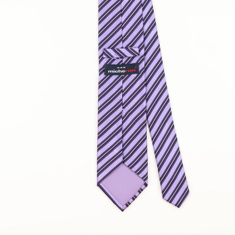 Back Detail of Vintage 1990's Striped Patterned Tie