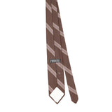 Back Back of Vintage 1990's Christian Dior Striped Patterned Tie