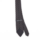 Back Back Detail of Vintage 1990's Polka Dot Patterned Tie