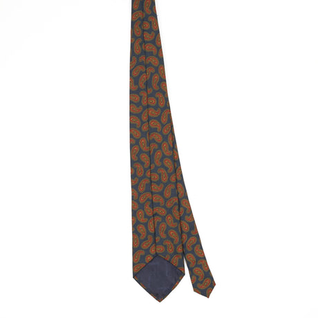 Back Back of Vintage 1990's Paisley Patterned Tie