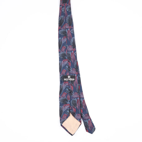 Back Back of Vintage 1990's Pierre Balmain Abstract Patterned Tie