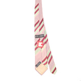 Back Back of Vintage 1980's Ted Lapidus BNWT Striped Patterned Tie