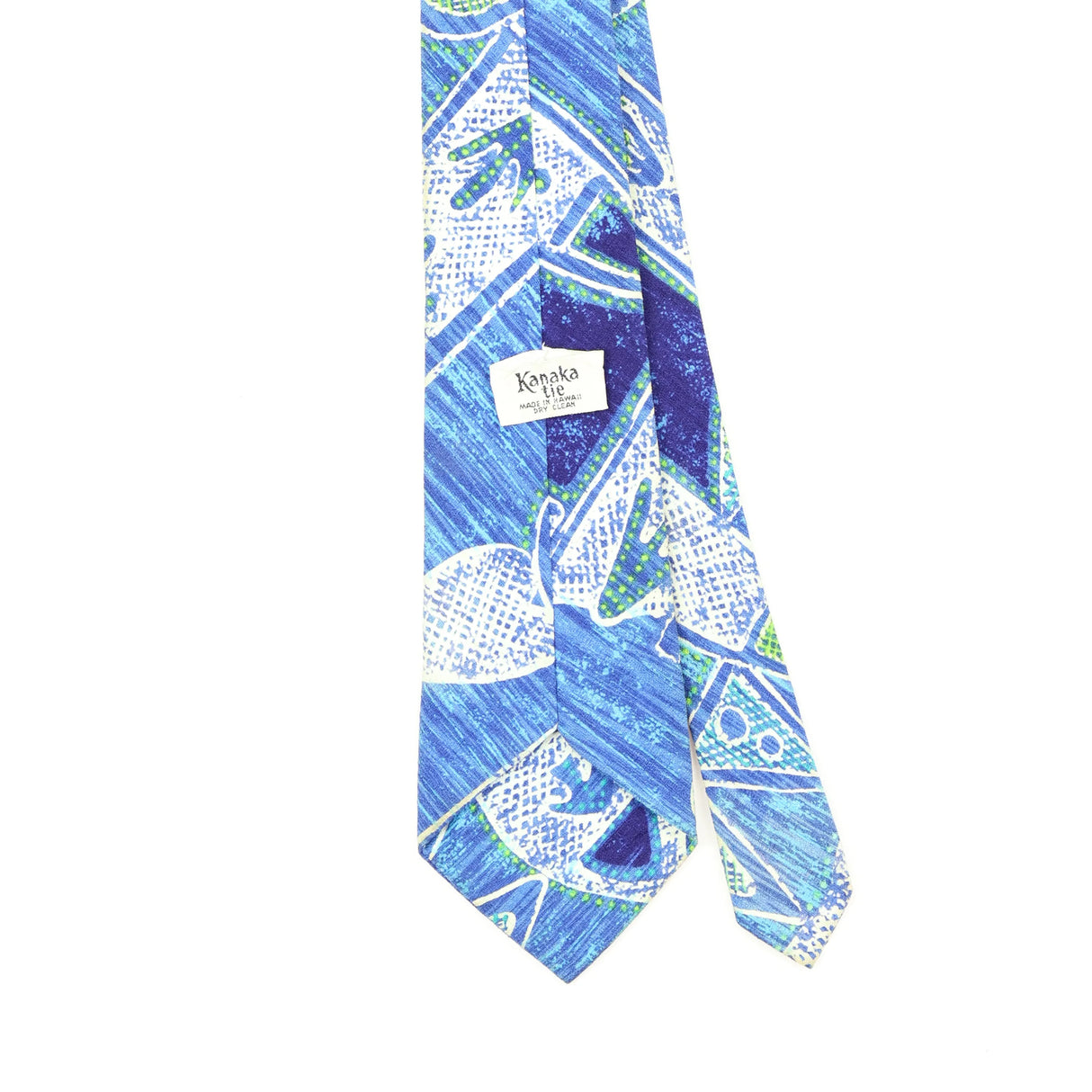 Back Back Detail of Vintage 1990's Abstract Patterned Tie