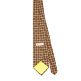 Back Back of Vintage 1980's Geometric Patterned Tie