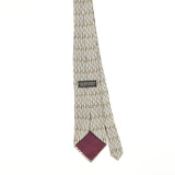 Back of Vintage 1990's Zylos Geometric Patterned Tie