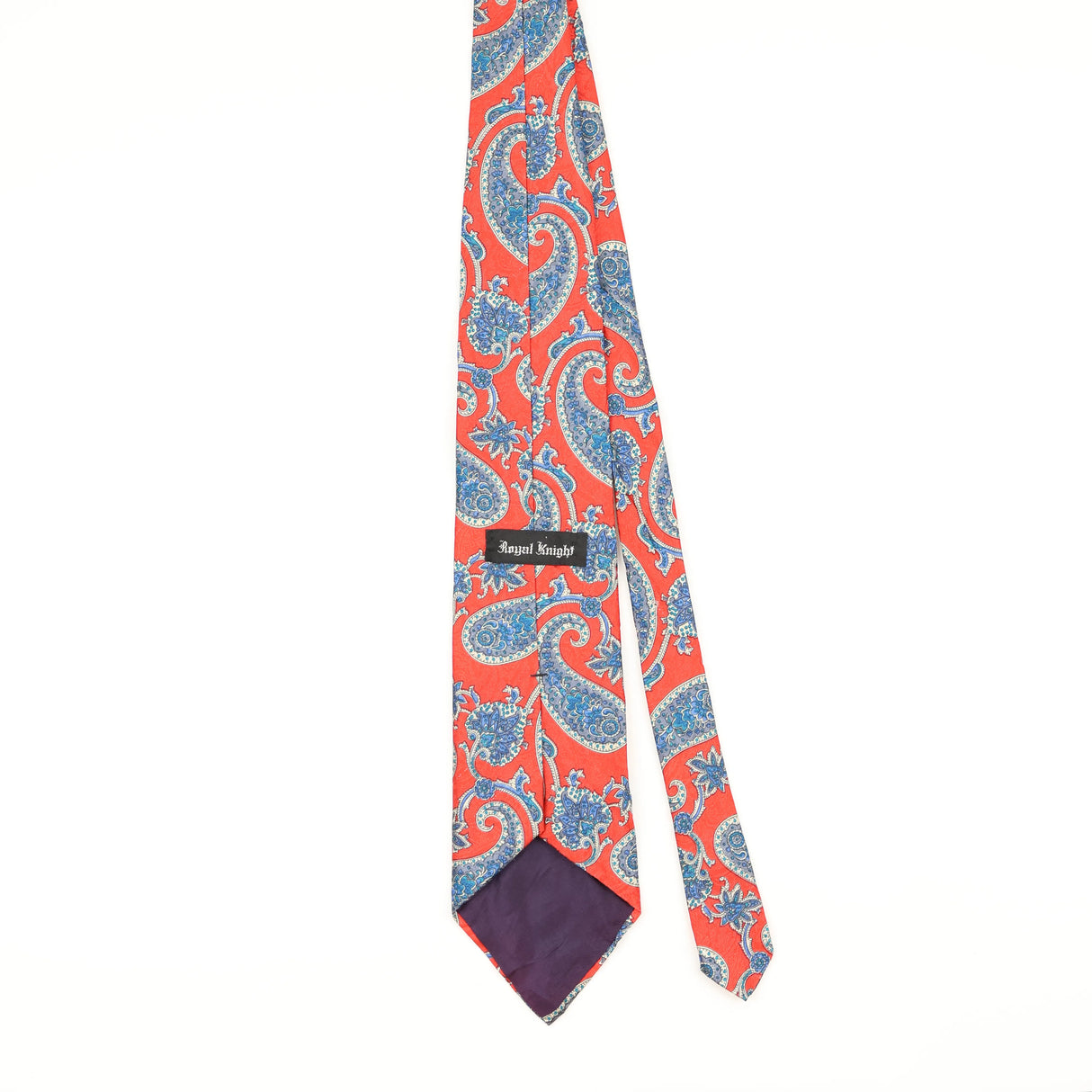 Back of Vintage 1990's Paisley Patterned Tie