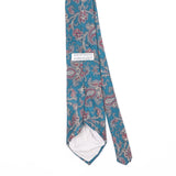 Back Back Detail of Vintage 1990's Van Heusen Paisley Patterned Tie