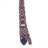 Back Back of Vintage 1990's Geometric Patterned Tie