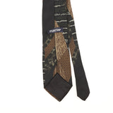 Back Detail of Vintage 1990's Puritan Abstract Patterned Tie