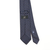 Back Detail of Vintage Dunhill Geometric Patterned Tie