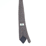 Back Back of Vintage 1990's Van Heusen Foulard Geometric Patterned Tie